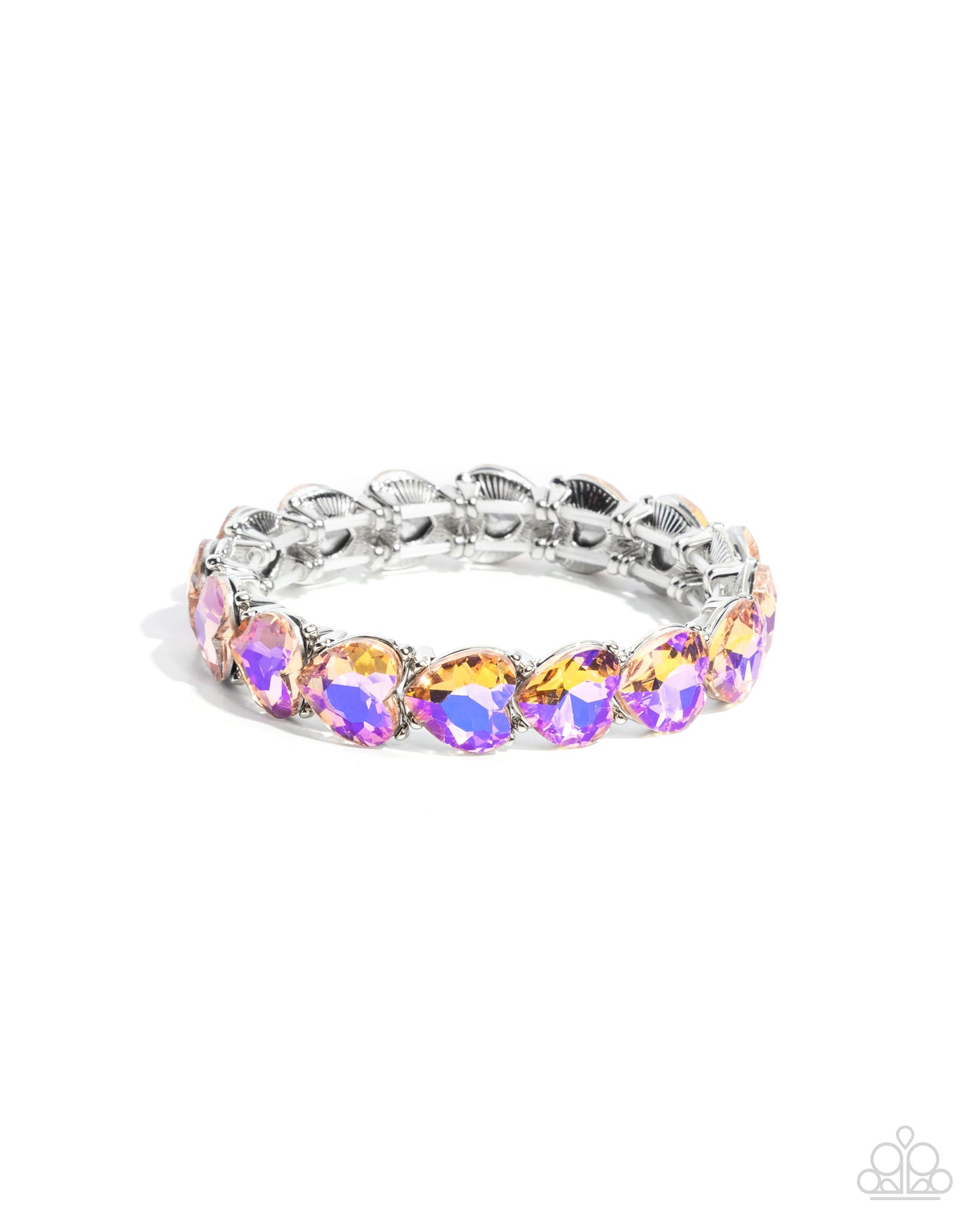 Paparazzi Only One You Love - Multi Heart Bracelet