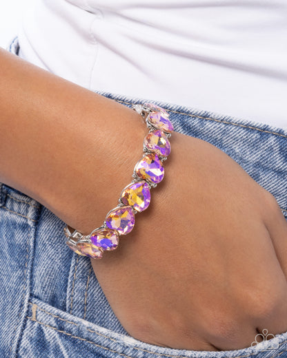 Paparazzi Only One You Love - Multi Heart Bracelet