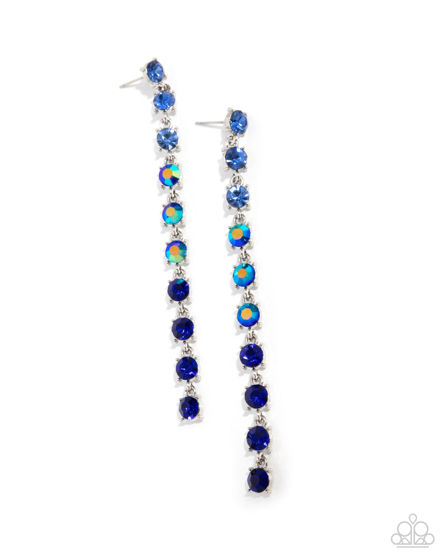 Paparazzi Opulent Ombre - Blue Earrings