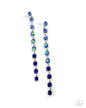 Paparazzi Opulent Ombre - Blue Earrings