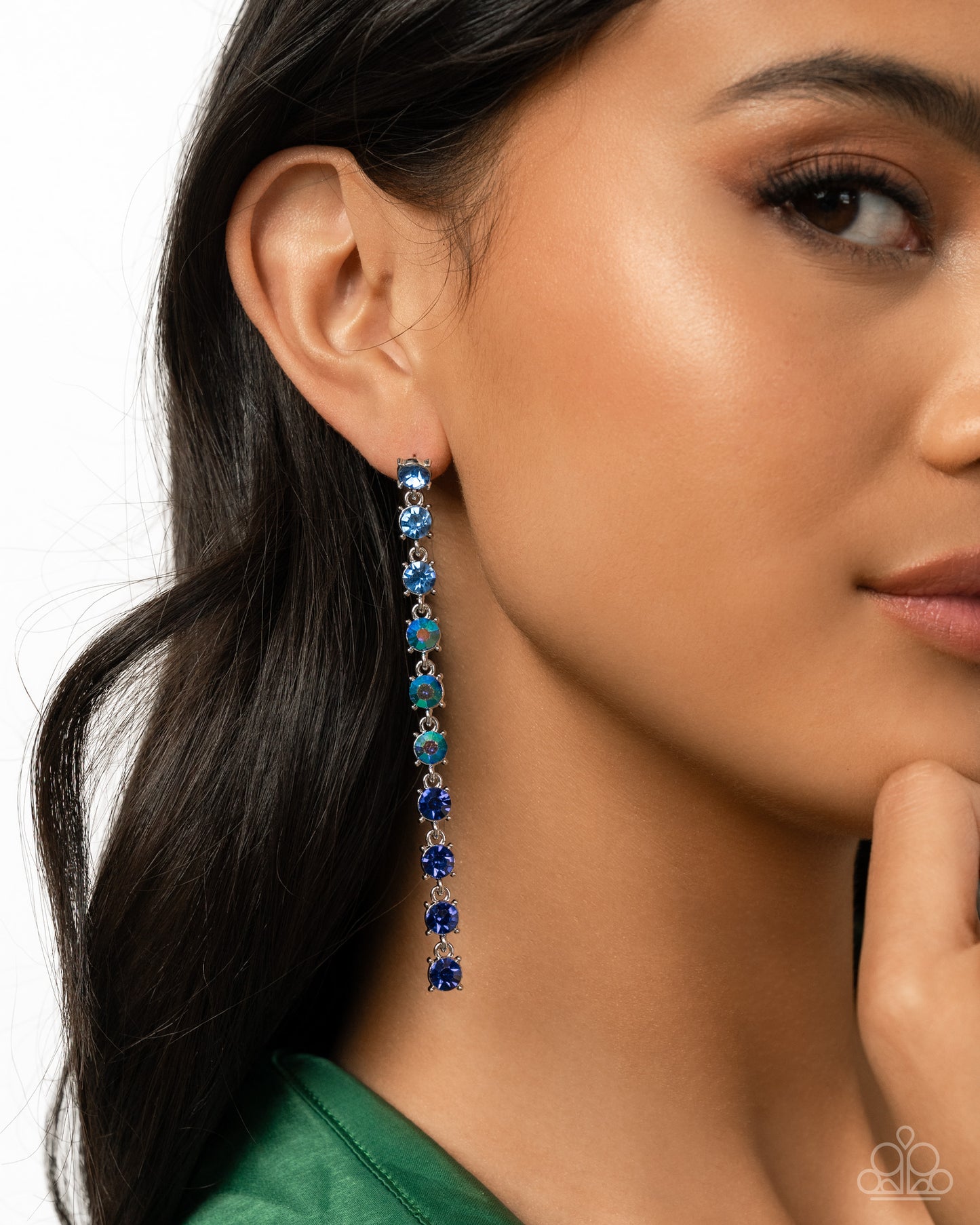 Paparazzi Opulent Ombre - Blue Earrings
