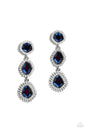 Paparazzi Prove Your ROYALTY - Blue Earrings