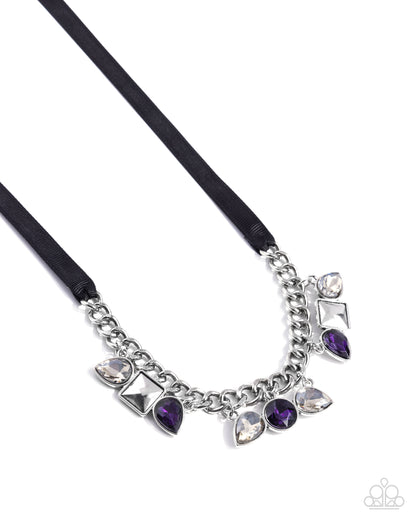 Paparazzi Sassy Salutation - Purple Multi Necklace