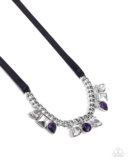 Paparazzi Sassy Salutation - Purple Multi Necklace