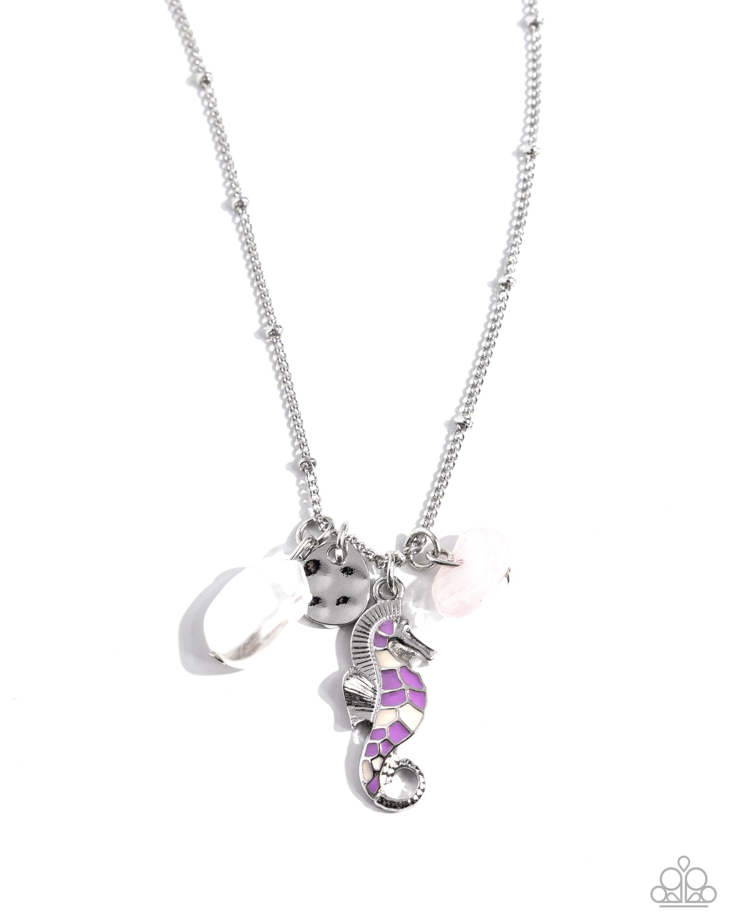 Paparazzi Seahorse Shimmer - Purple Necklace