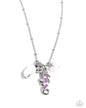 Paparazzi Seahorse Shimmer - Purple Necklace