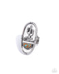 Paparazzi Southwestern Sketch - Brown Blue Ring