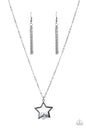 Paparazzi Starry Fireworks - Black Star Necklace