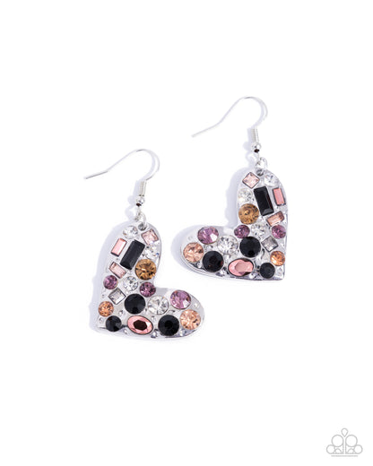 Paparazzi Tender Treasure - Black Earrings