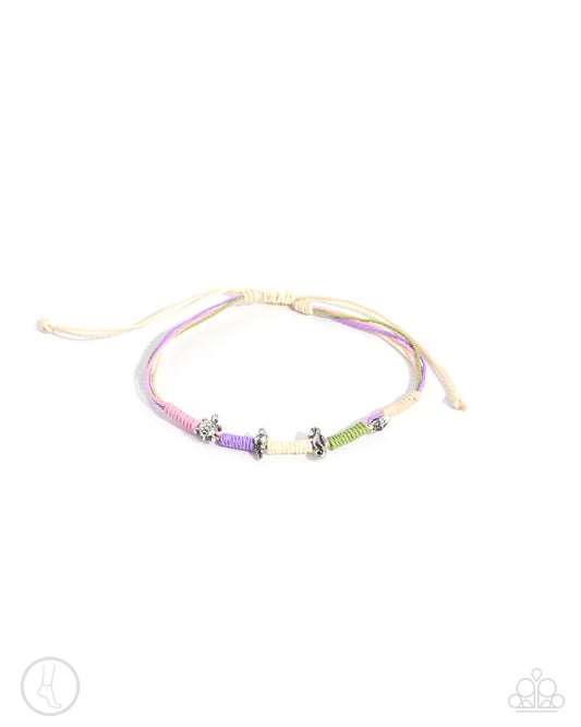 Paparazzi Turtle Task - Multi Anklet