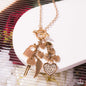 Paparazzi Valentines Venture - Gold Charm Necklace