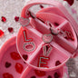 Paparazzi Visible Valentine - Multi Red Pink Post Earrings