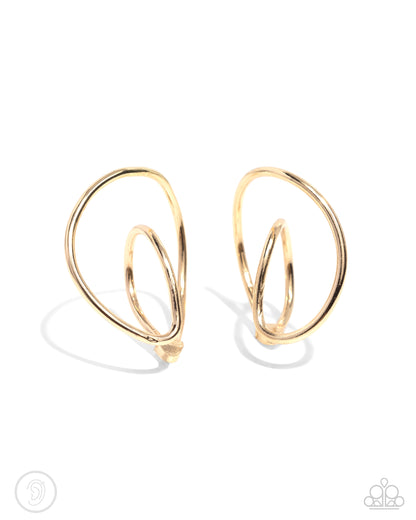Paparazzi Wraparound Whimsy - Gold Ear Cuff Earrings