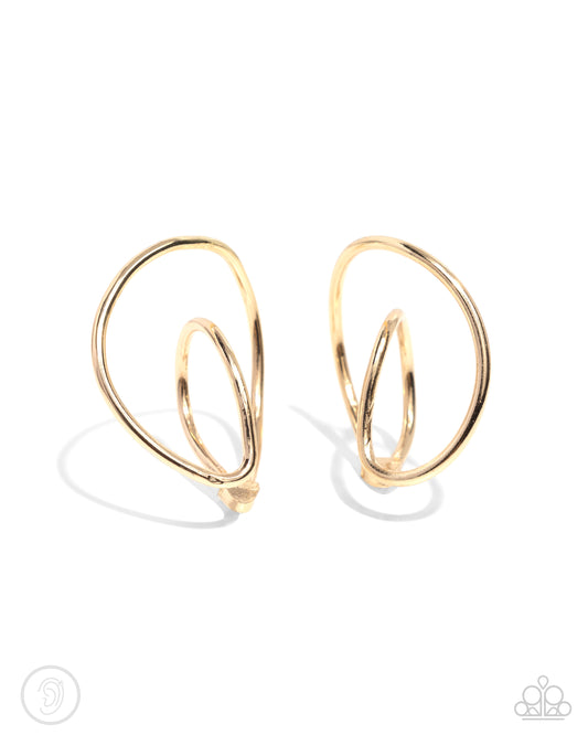 Paparazzi Wraparound Whimsy - Gold Ear Cuff Earrings