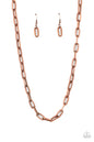 Paparazzi Boston Backdrop - Copper Necklace