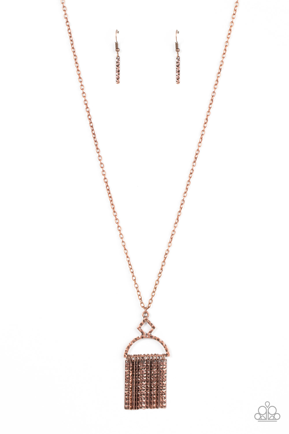 Paparazzi Getting The Hang Of Things - Copper Necklace