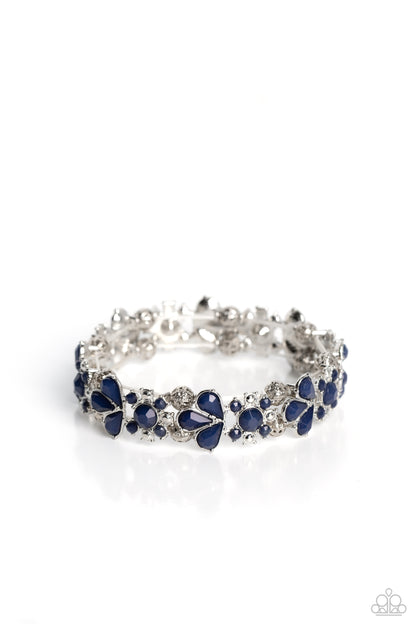 Paparazzi Teasing Torrent - Blue Bracelet