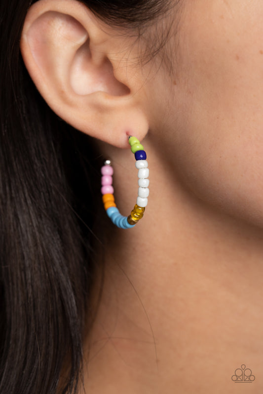 Paparazzi Multicolored Mambo - Multi Hoop Earrings