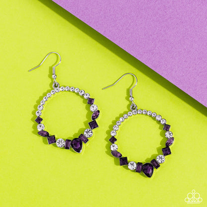 Paparazzi Revolutionary Refinement - Purple Earrings