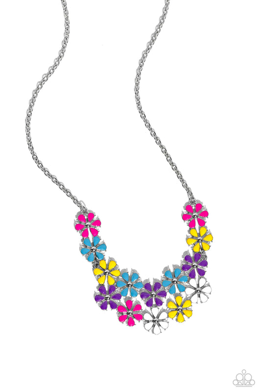 Paparazzi Floral Fever - Multi Flower Necklace