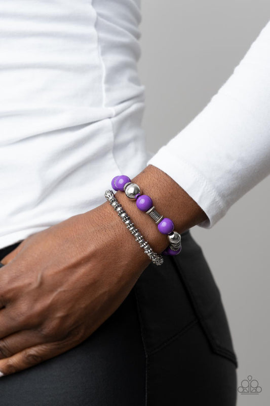 Paparazzi Walk This SWAY - Purple Bracelet