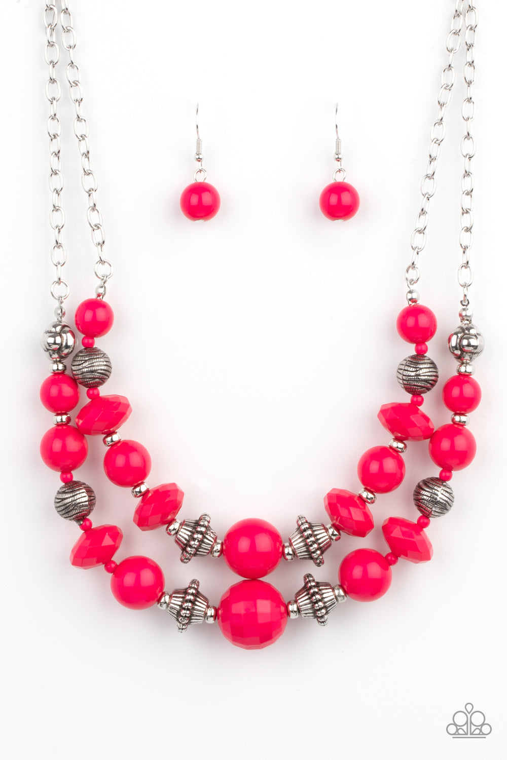 Paparazzi Upscale Chic - Pink Necklace