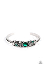 Paparazzi Vogue Vineyard - Green Cuff Bracelet