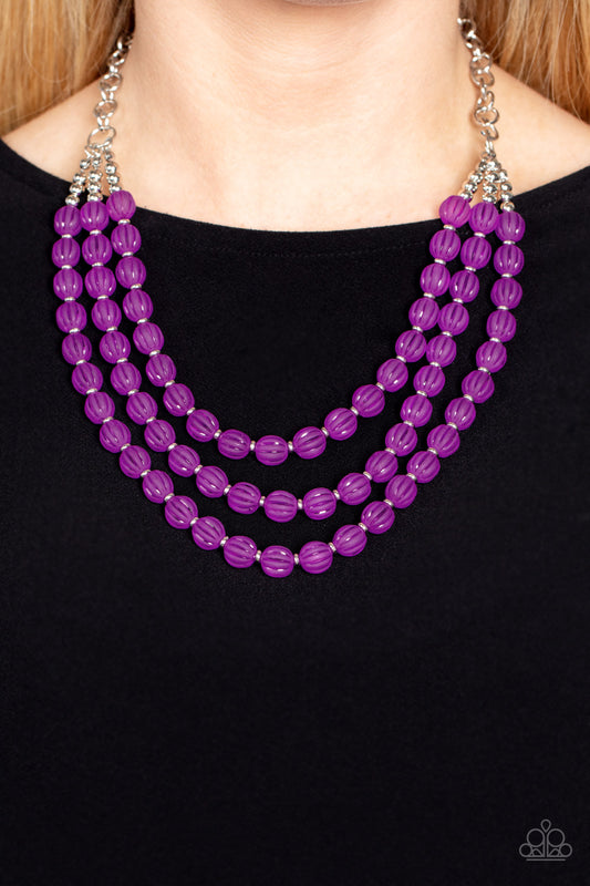 Paparazzi Summer Surprise - Purple Necklace