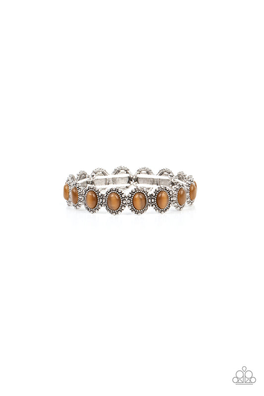 Paparazzi Sweet Oblivion - Brown Bracelet