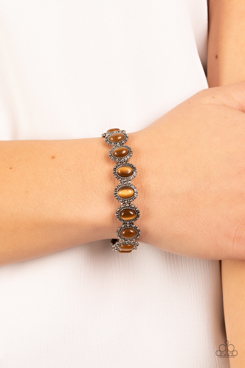 Paparazzi Sweet Oblivion - Brown Bracelet