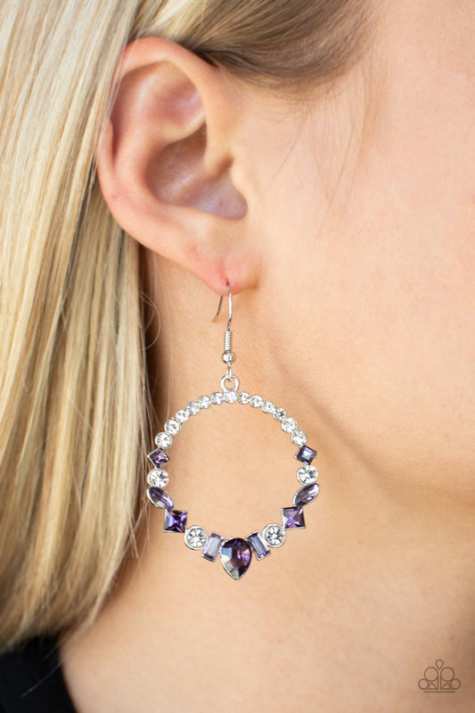 Paparazzi Revolutionary Refinement - Purple Earrings