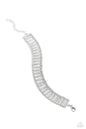 Paparazzi Elusive Elegance - White Bracelet
