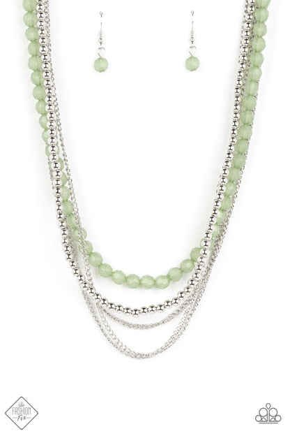 Paparazzi Glimpses Of Malibu - Green - Fashion Fix Set