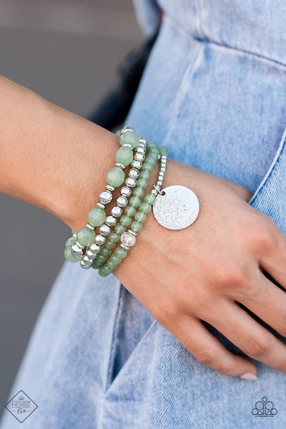 Paparazzi Glimpses Of Malibu - Green - Fashion Fix Set