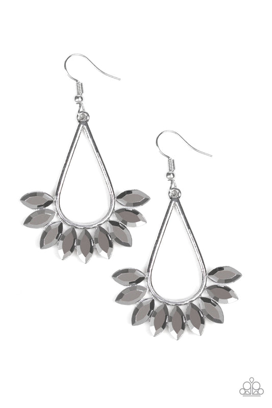 Paparazzi Be On Guard - Silver Earrings