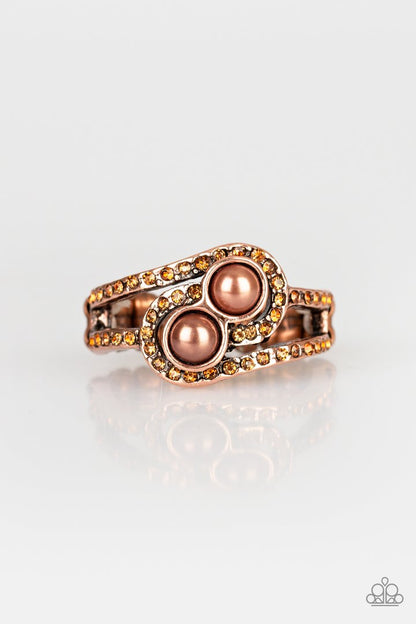 Paparazzi Collect Up Front - Copper Ring