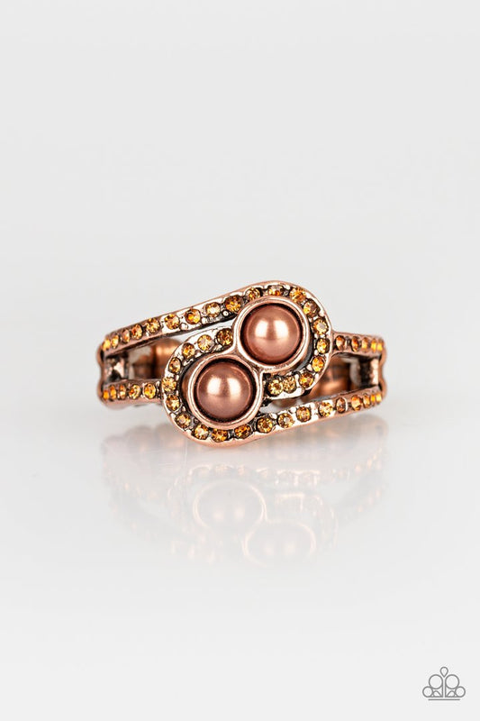 Paparazzi Collect Up Front - Copper Ring