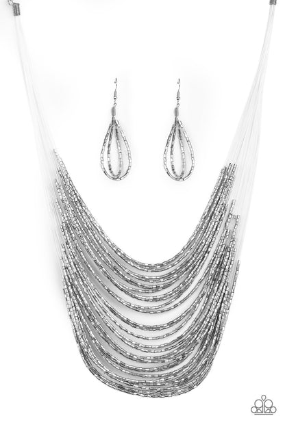 Paparazzi Catwalk Queen - Silver Necklace