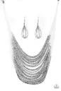 Paparazzi Catwalk Queen - Silver Necklace