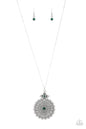Paparazzi Walk On The WILDFLOWER Side - Green Necklace