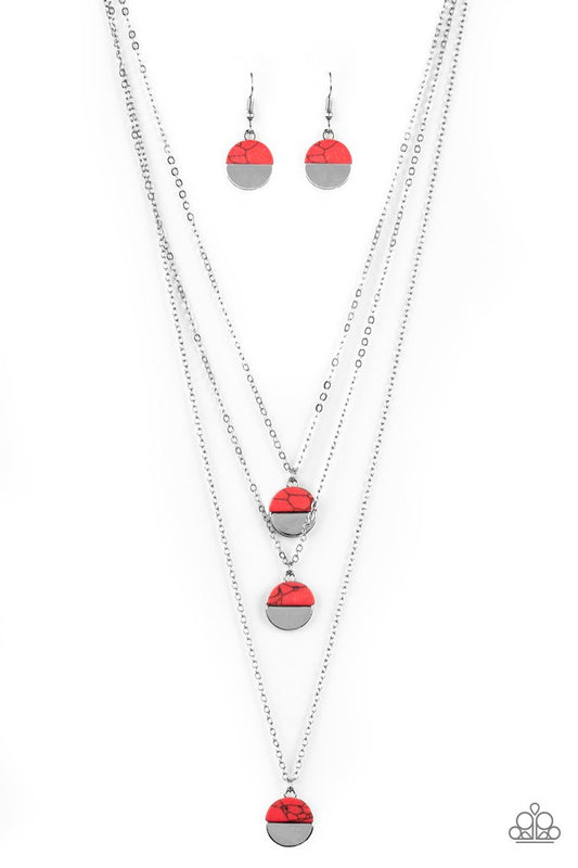 Paparazzi Rural Reconstruction - Red Necklace