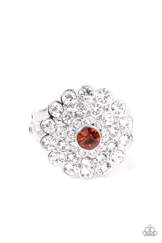 Paparazzi Effervescent Crescendo - Brown Ring - Fashion Fix Exclusive - January 2023