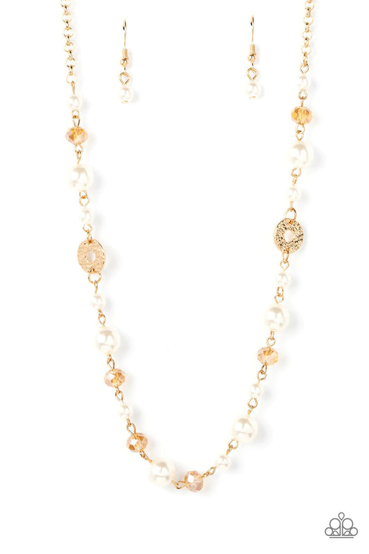 Paparazzi Traditional Transcendence - Gold Necklace - Fashion Fix Exclusive