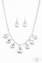Paparazzi Love At FIERCE Sight - White Necklace