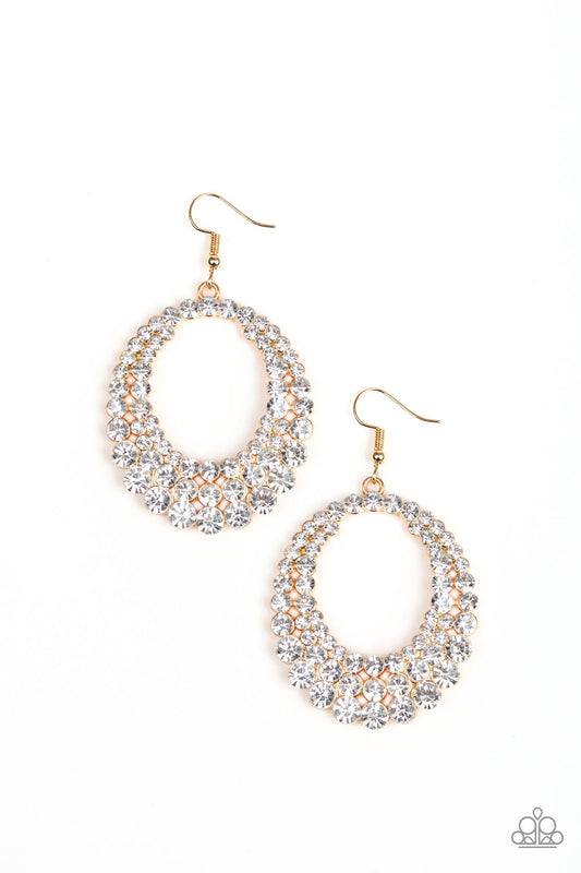 Paparazzi Universal Shimmer -Gold Earrings