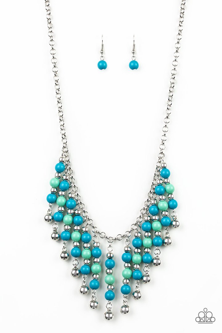 Paparazzi Your SUNDAE's Best - Blue Multi Necklace