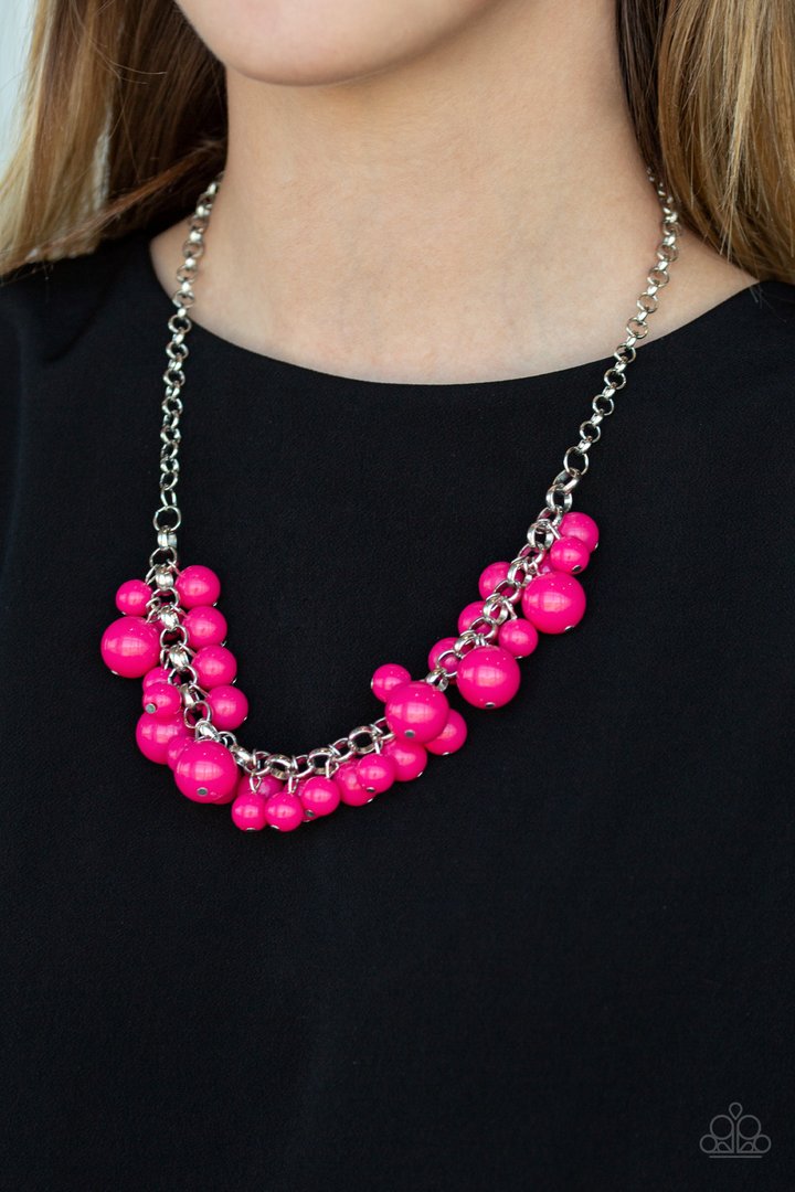 Paparazzi Walk This Broadway - Pink Necklace