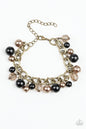 Paparazzi Grit And Glamour - Black Brass Bracelet