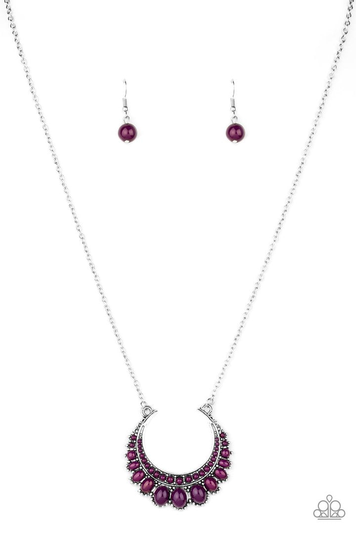 Paparazzi Count To Zen - Purple Necklace