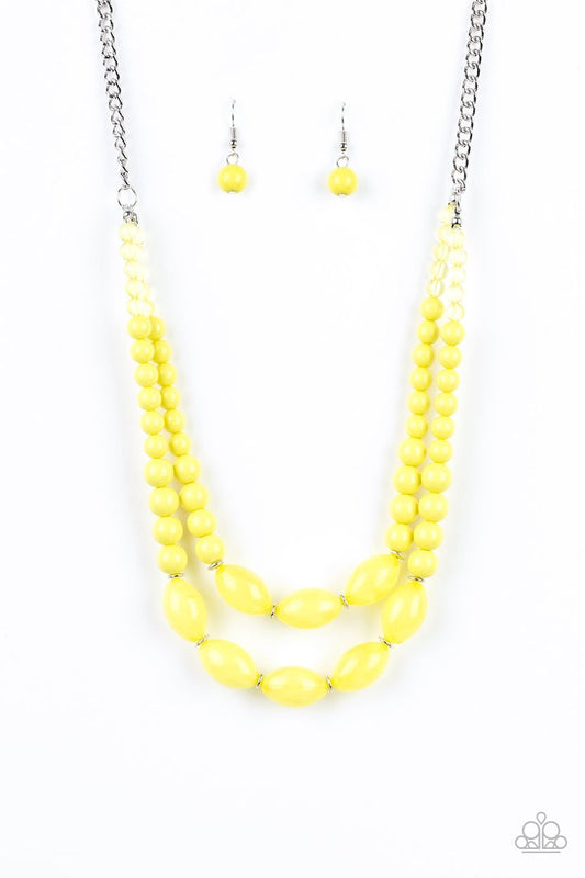 Paparazzi Sundae Shoppe - Yellow Necklace